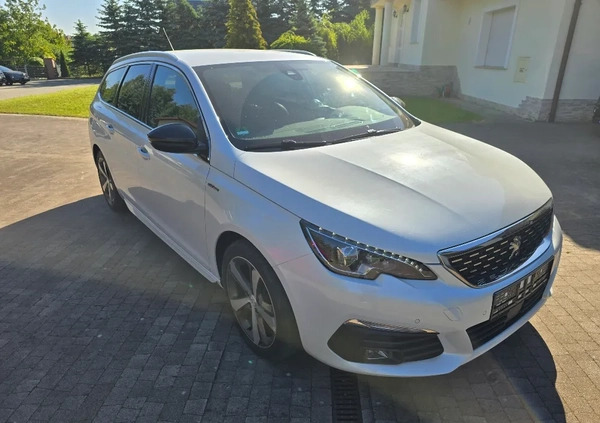 Peugeot 308 cena 48900 przebieg: 144000, rok produkcji 2019 z Rzeszów małe 407